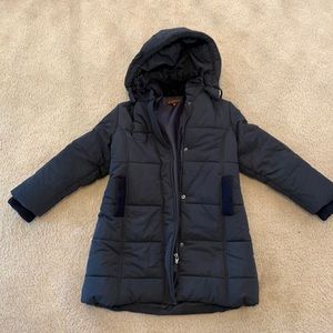 Girls dress puffer coat